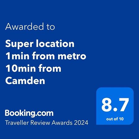 Super Location 1Min From Metro 10Min From Camden Lejlighed London Eksteriør billede