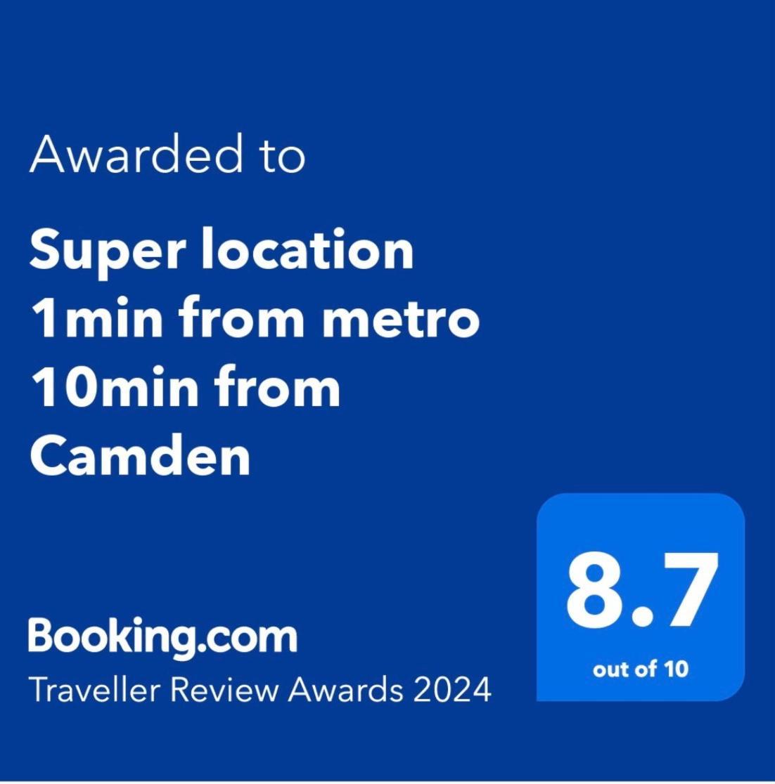 Super Location 1Min From Metro 10Min From Camden Lejlighed London Eksteriør billede